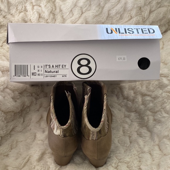 NIB Unlisted tan booties 8 - Picture 6 of 6